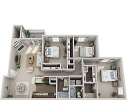 Brook Highland Place Tutwiler Floor Plan